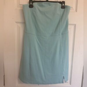 American Eagle Outfitters Strapless Light Blue Dress, size XL